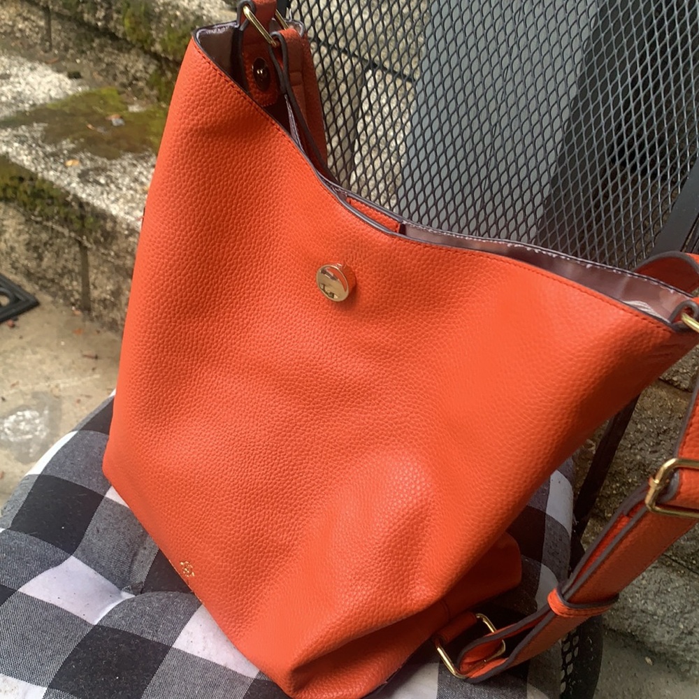 NANETTE LAPORE PURSE BURNT ORANGE 40